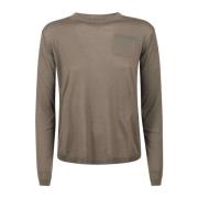 Max Mara Stilren Stickad Topp Brown, Dam