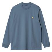 Carhartt Wip L/S Chase Långärmad T-shirt Blue, Herr