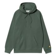 Carhartt Wip Chase Sweat Hoodie Green, Herr