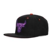 Mitchell & Ness Chicago Bulls NBA Snapback Keps Svart/Lila Black, Herr