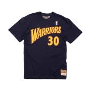 Mitchell & Ness Stephen Curry Navy Tee Black, Herr