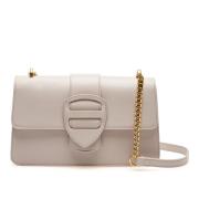 Blauer Beige Crossbody Väska Lady B Beige, Dam