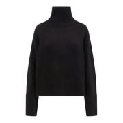 Lisa Yang Kashmir Turtleneck Tröja Black, Dam