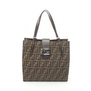 Fendi Vintage Pre-owned Canvas fendi-vskor Brown, Dam