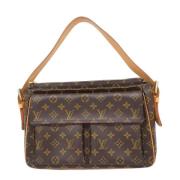 Louis Vuitton Vintage Pre-owned Tyg louis-vuitton-vskor Brown, Dam