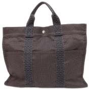 Hermès Vintage Pre-owned Canvas totevskor Gray, Dam