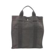 Hermès Vintage Pre-owned Nylon ryggsckar Gray, Dam