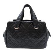 Chanel Vintage Pre-owned Canvas chanel-vskor Black, Dam