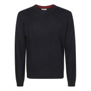 Sun68 Stilig Shetland Crewneck Sweater Black, Herr