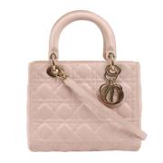 Dior Vintage Pre-owned Laeder handvskor Pink, Dam