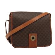 Celine Vintage Pre-owned Laeder axelremsvskor Brown, Dam