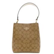 Coach Pre-owned Pre-owned Plast handvskor Beige, Dam