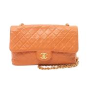 Chanel Vintage Pre-owned Laeder chanel-vskor Orange, Dam