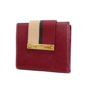 Gucci Vintage Pre-owned Laeder plnbcker Red, Dam