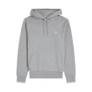 Fred Perry Casual Sweatshirt med Stil Gray, Herr