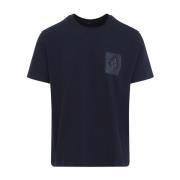 Etro Blå Roma T-shirt Blue, Herr