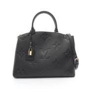 Louis Vuitton Vintage Pre-owned Tyg louis-vuitton-vskor Black, Dam