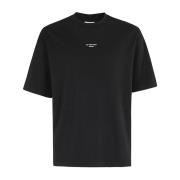 Drole de Monsieur Klassisk Slogan T-shirt Black, Herr