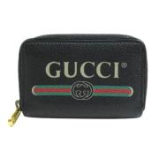 Gucci Vintage Pre-owned Laeder plnbcker Black, Dam