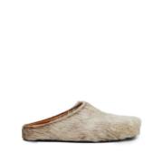 Marni Vita Slip-On Mulor Kalvskinn Beige, Herr