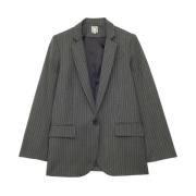 Ines De La Fressange Paris Bruna Jacket Gray, Dam