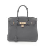 Hermès Vintage Pre-owned Laeder handvskor Gray, Dam