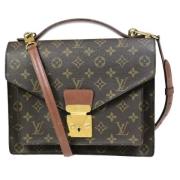 Louis Vuitton Vintage Pre-owned Canvas louis-vuitton-vskor Brown, Dam