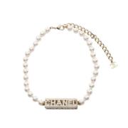 Chanel Vintage Pre-owned Metall chanel-smycken Yellow, Dam