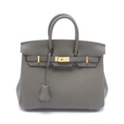 Hermès Vintage Pre-owned Laeder handvskor Gray, Dam