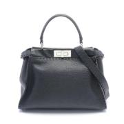 Fendi Vintage Pre-owned Laeder fendi-vskor Black, Dam