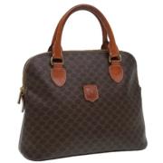 Celine Vintage Pre-owned Laeder handvskor Brown, Dam