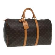 Louis Vuitton Vintage Pre-owned Canvas resvskor Brown, Dam