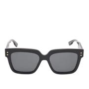 Gucci Vintage Pre-owned Acetat solglasgon Gray, Dam