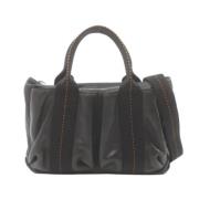 Hermès Vintage Pre-owned Canvas handvskor Black, Dam