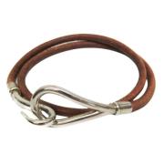 Hermès Vintage Pre-owned Laeder armband Brown, Dam