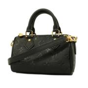 Louis Vuitton Vintage Pre-owned Tyg louis-vuitton-vskor Black, Dam