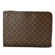 Louis Vuitton Vintage Pre-owned Canvas louis-vuitton-vskor Brown, Dam