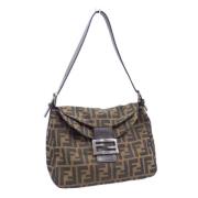 Fendi Vintage Pre-owned Canvas fendi-vskor Brown, Dam