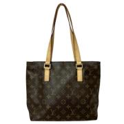 Louis Vuitton Vintage Pre-owned Tyg louis-vuitton-vskor Brown, Dam