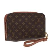 Louis Vuitton Vintage Pre-owned Canvas kuvertvskor Brown, Dam