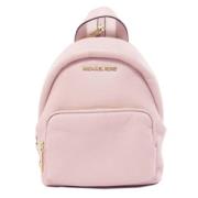 Michael Kors Pre-owned Pre-owned Laeder ryggsckar Pink, Dam