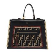 Fendi Vintage Pre-owned Laeder fendi-vskor Black, Dam