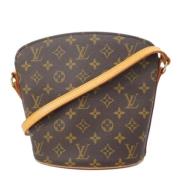 Louis Vuitton Vintage Pre-owned Tyg louis-vuitton-vskor Brown, Dam