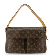 Louis Vuitton Vintage Pre-owned Tyg louis-vuitton-vskor Brown, Dam