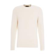 Roberto Collina Round-neck Knitwear White, Herr