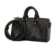 Louis Vuitton Vintage Pre-owned Tyg louis-vuitton-vskor Black, Dam