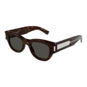 Saint Laurent Snygg Läder Axelväska Brown, Unisex