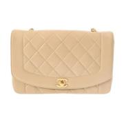 Chanel Vintage Pre-owned Laeder chanel-vskor Beige, Dam