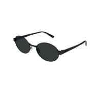 Saint Laurent Snygg Läder Axelväska Black, Unisex