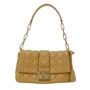 Dior Vintage Pre-owned Laeder axelremsvskor Beige, Dam